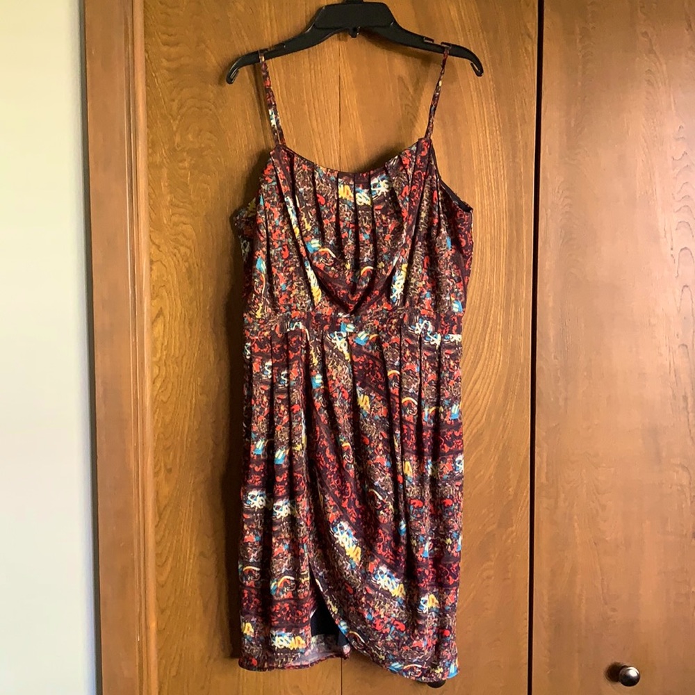 Sam Edelman graffiti print mini dress